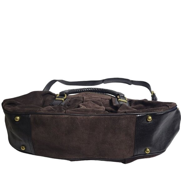 Banana Republic 100% Leather Suede Shoulder Bag OS - Picture 4 of 16